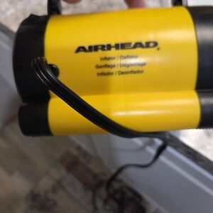 New Air Head Yellow and Black Inflator/Deflator Pump